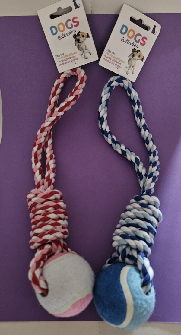 speeltouw met bal 2 kleuren
