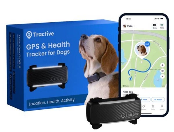 Slimme Tractive live tracker en gezondheidsmonitor