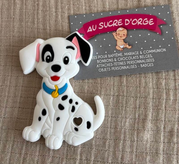Anneau de dentition Dalmatien bleu
