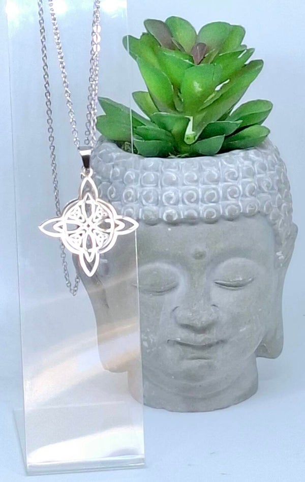 Collier Nœud de Sorcière acier