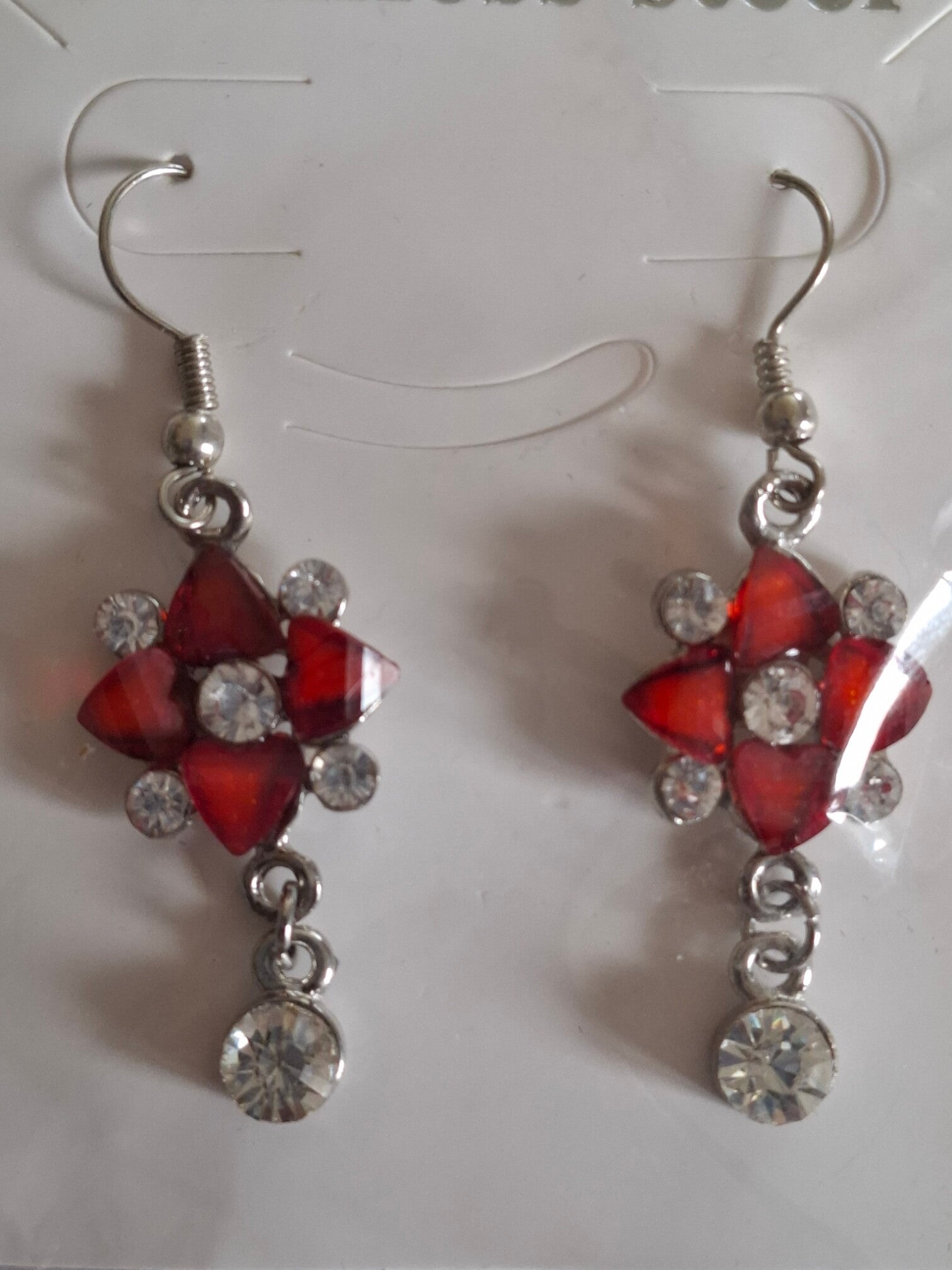 Boucles d'oreilles fantaisie Fleur