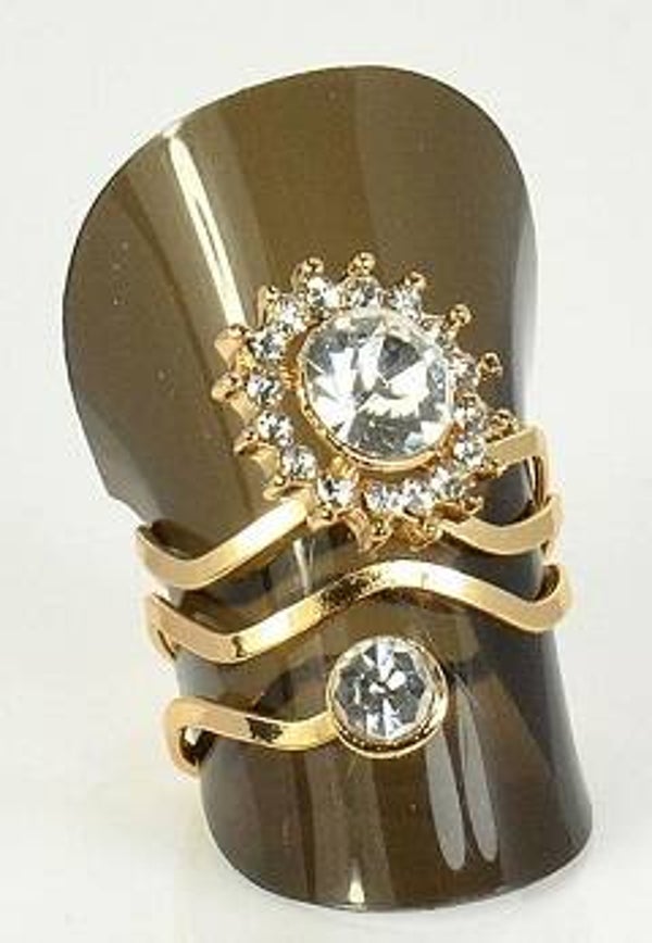 Bague Fantaisie réglable n° 8