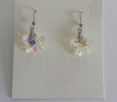 Boucles d'oreilles fantaisie cristal