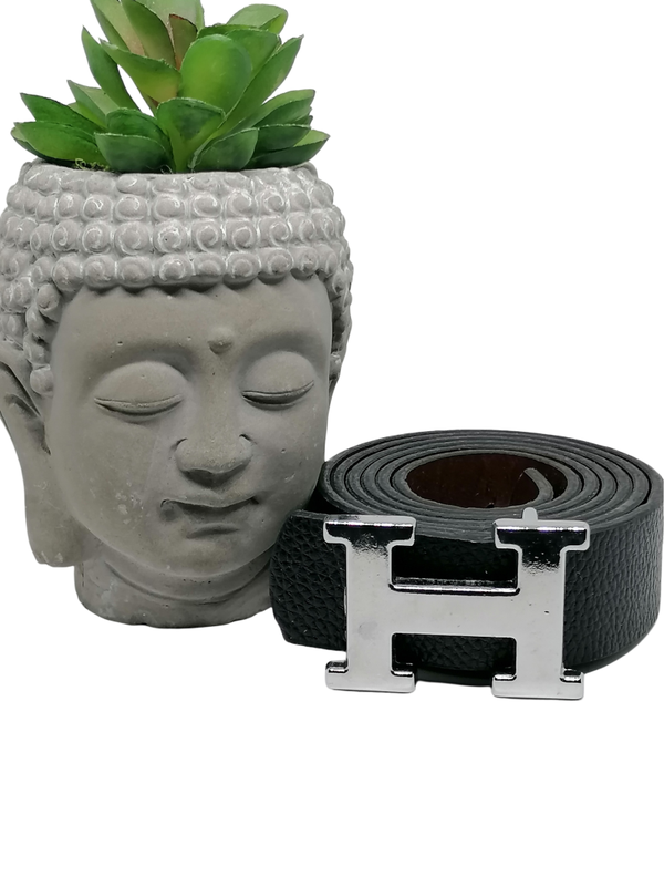 Ceinture H argentée