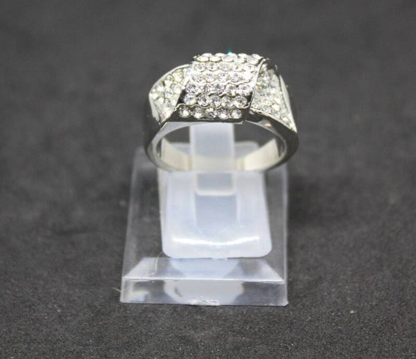 Bague noeud en plaqué argent