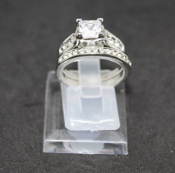 Bague double en plaqué argent