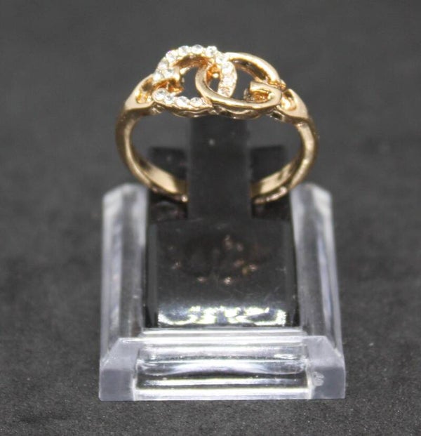 Bague G.G dorée