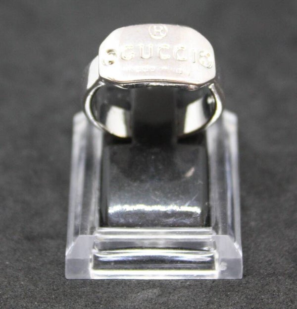 Bague G.G argentée