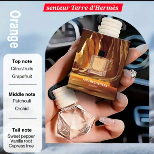 Désodorisant pour voiture inspiré de Terre d'Hermès