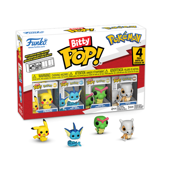 Bitty Pop! Pokémon 4-Pack Series