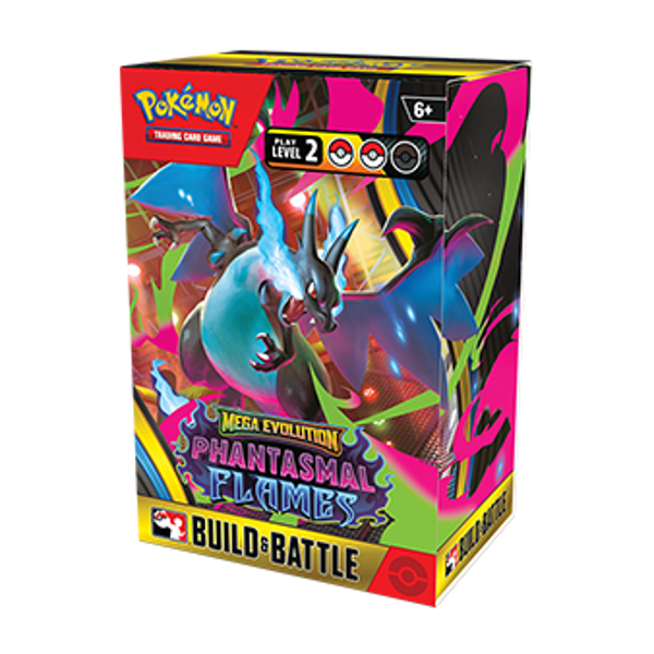 Pokémon Mega Evolution Phantasmal Flames - Build & Battle Box