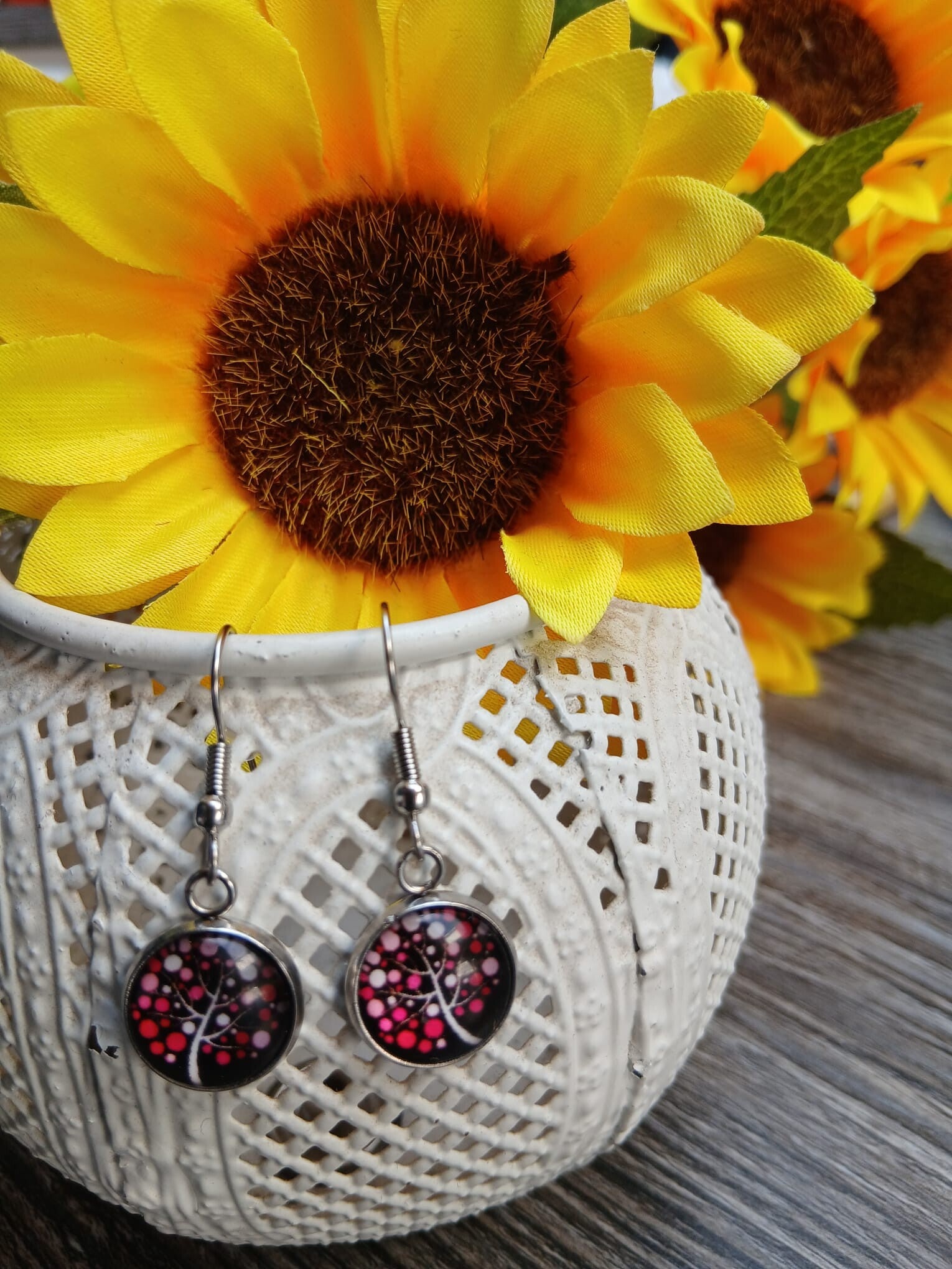 handgemaakte oorbellen