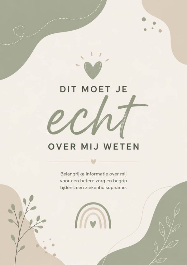 dit moet je echt over mij weten invul fiche