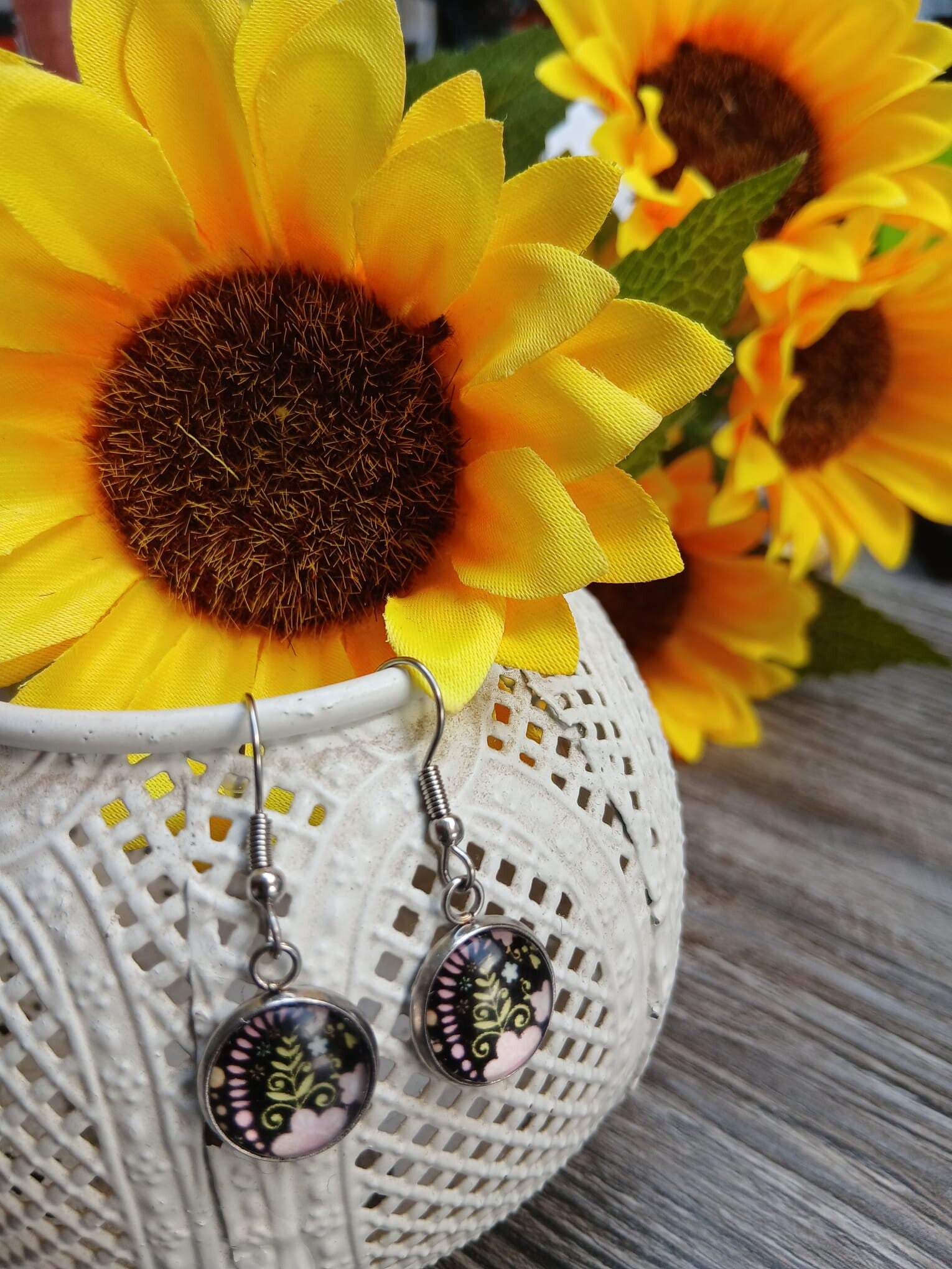 handgemaakte oorbellen