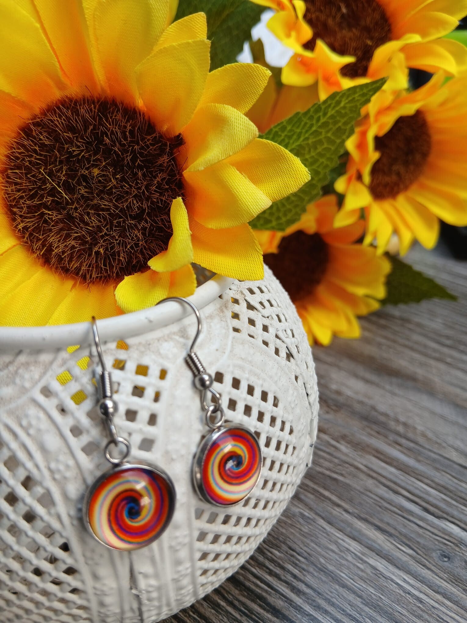 handgemaakte oorbellen