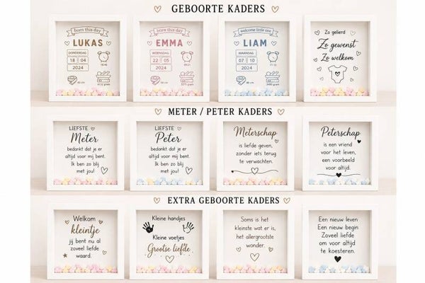 kaders voor elk moment