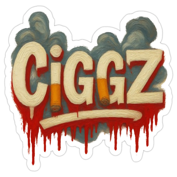 ciggz sticker 11x11
