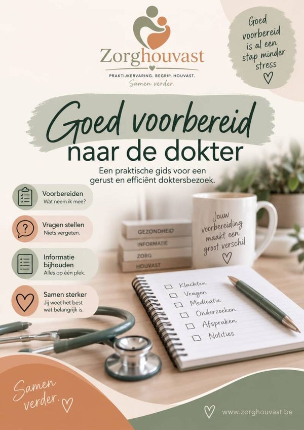 Goed voorbereid naar de dokter - praktische zorgplanner