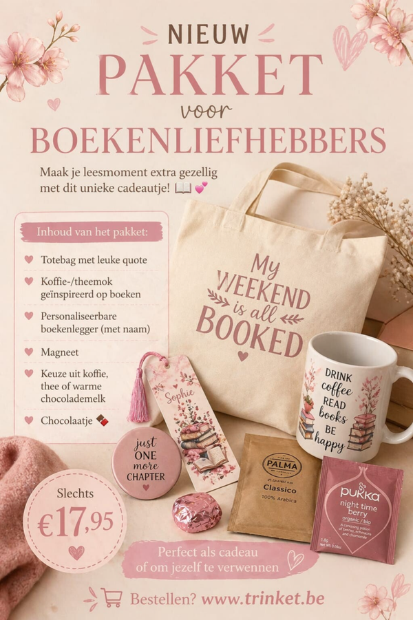 pakket voor boekenliefhebbers