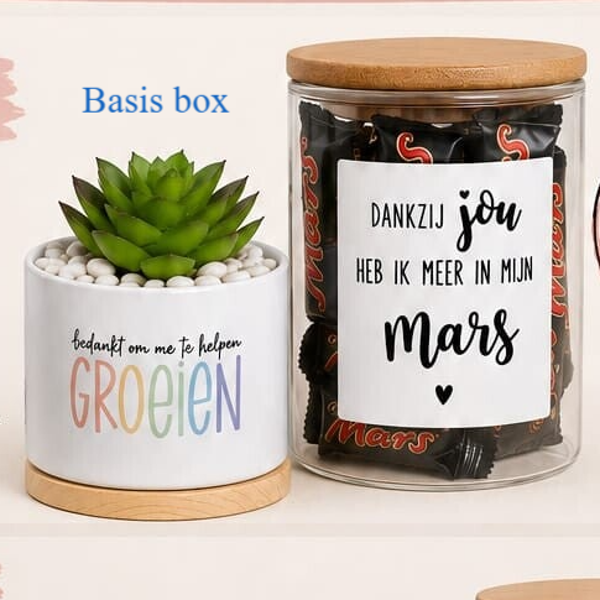 juf/meester bedankbox