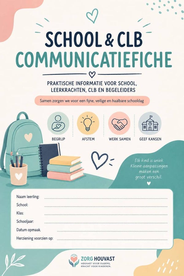 School & CLB Communicatiefiche