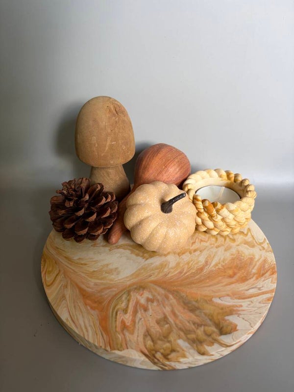 Ronde schotel 18cm herfst