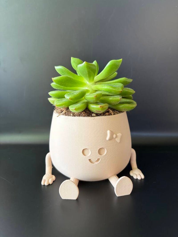 Happy potje Strik medium 3D-print