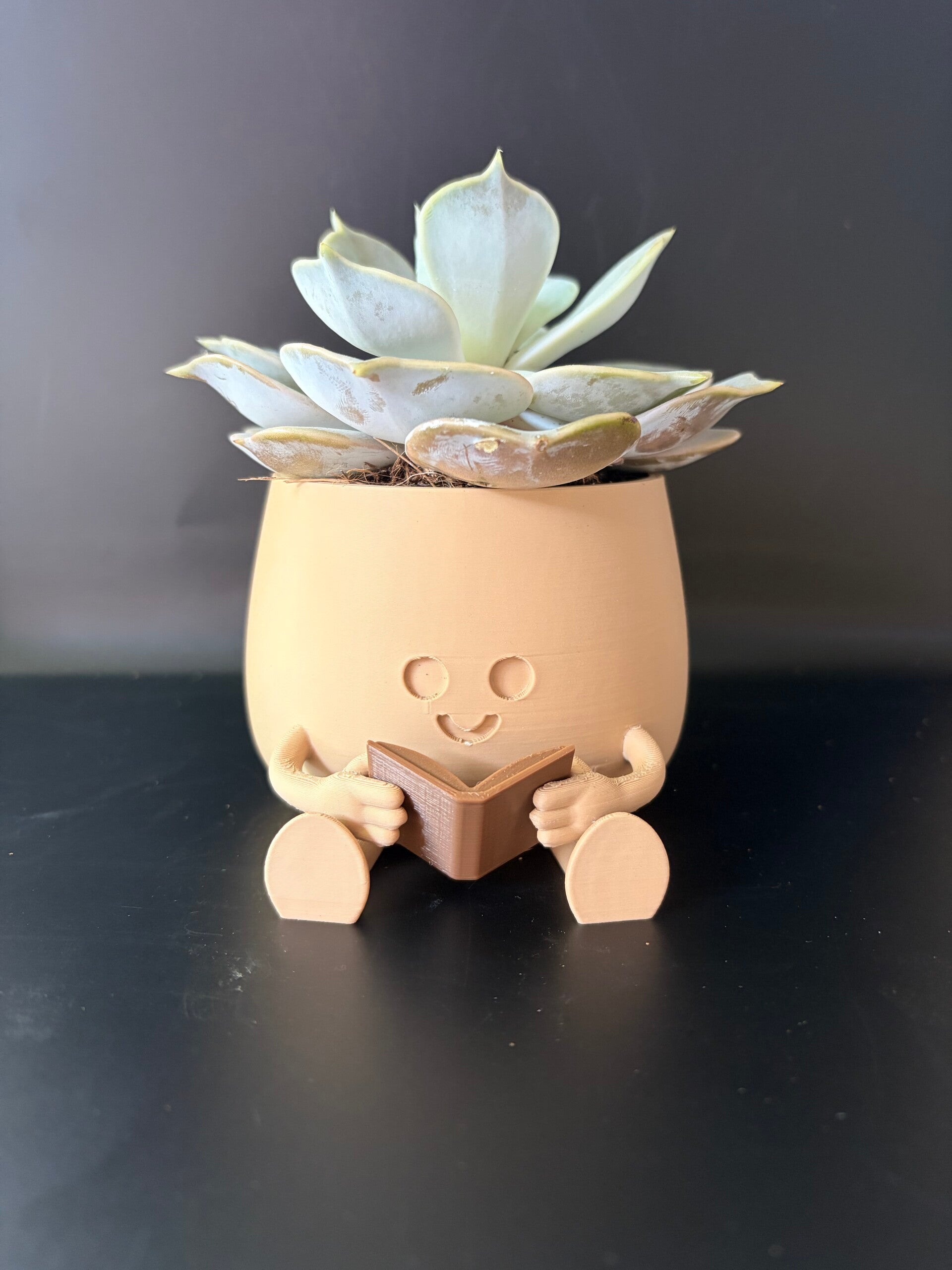 Happy potje boekenvriend medium 3D-print