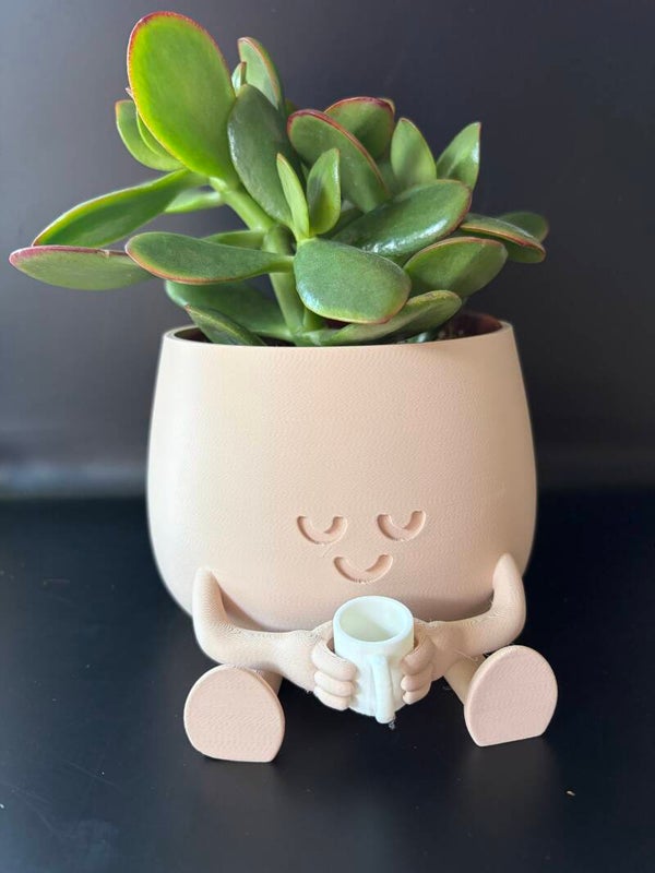 Happy potje koffie Large 3D-print