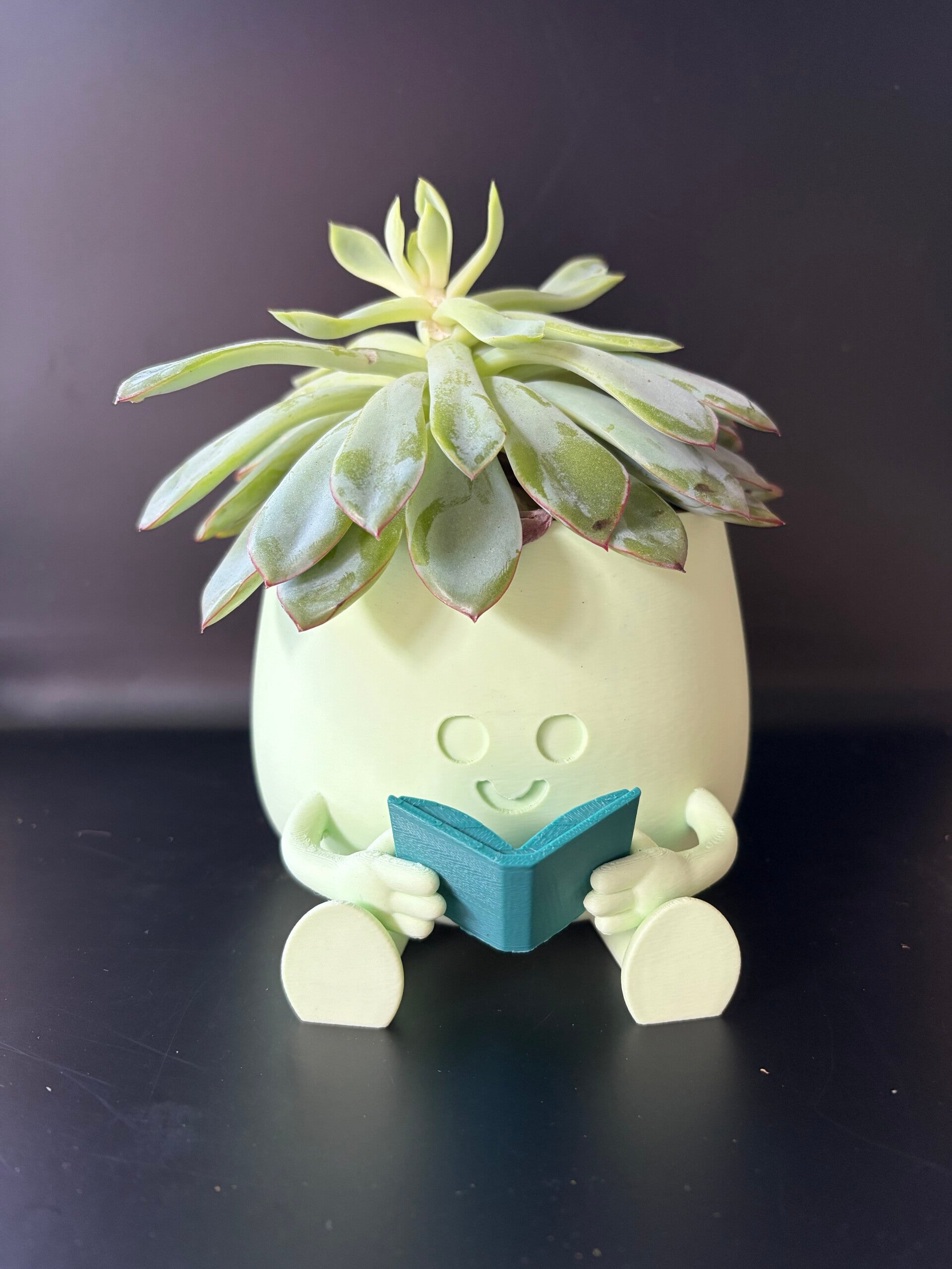 Happy Boekenvriend Large 3D-print