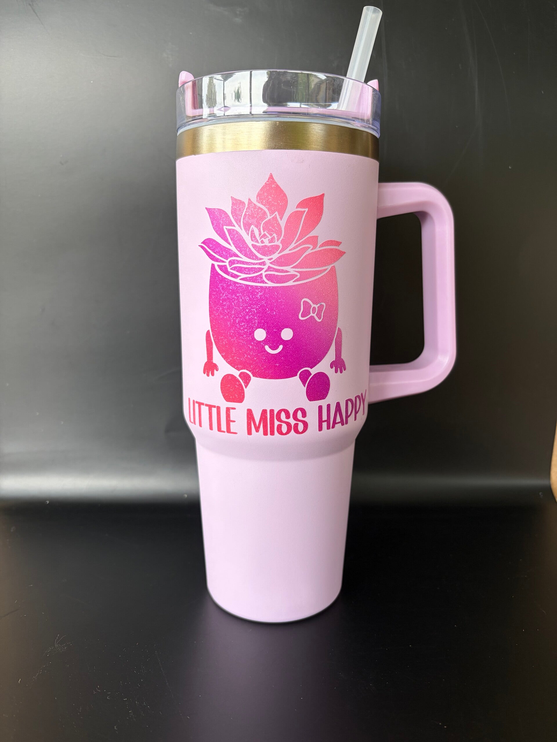 Happy tumbler