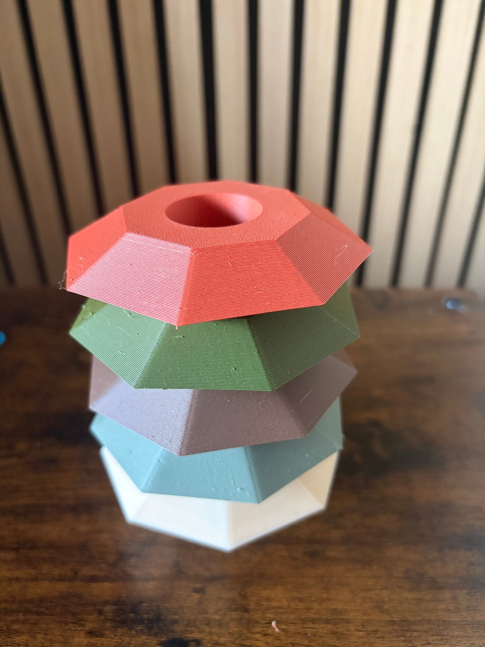 Modulaire kandelaar – Tussenstuk Facet 9,5 cm
