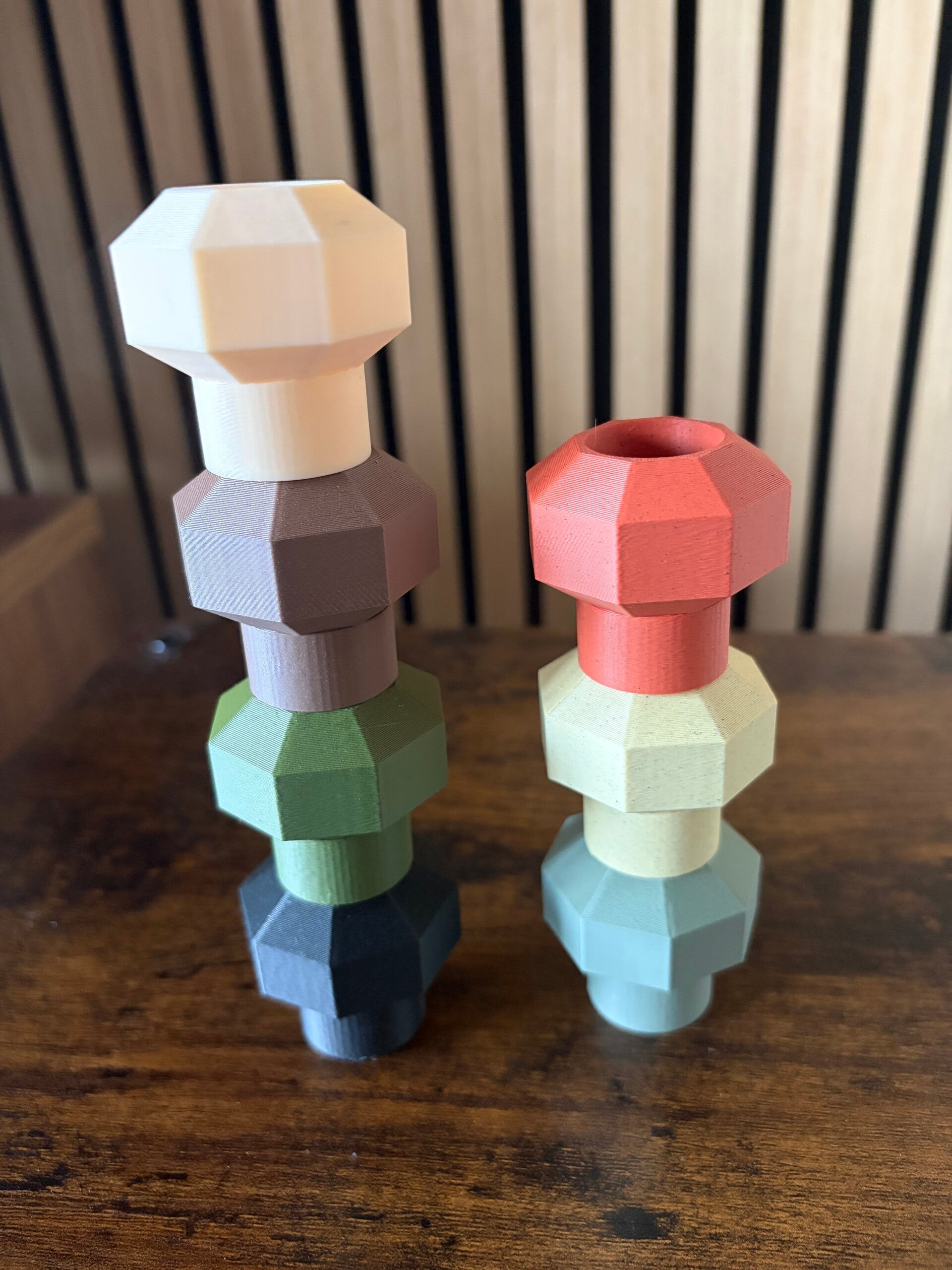 Modulaire kandelaar – Bovenstuk Facet 3 cm