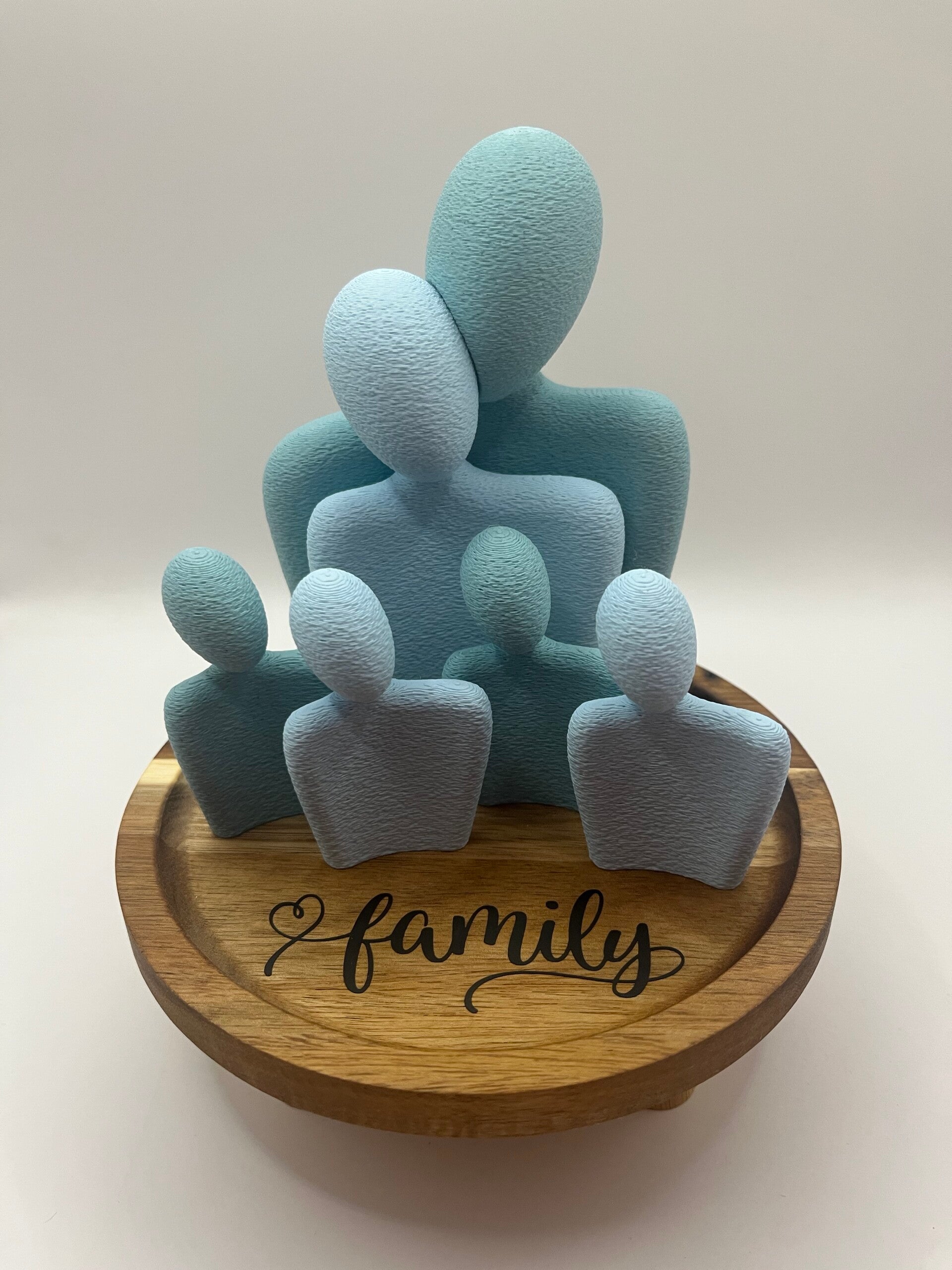 Family met 4 kinderen