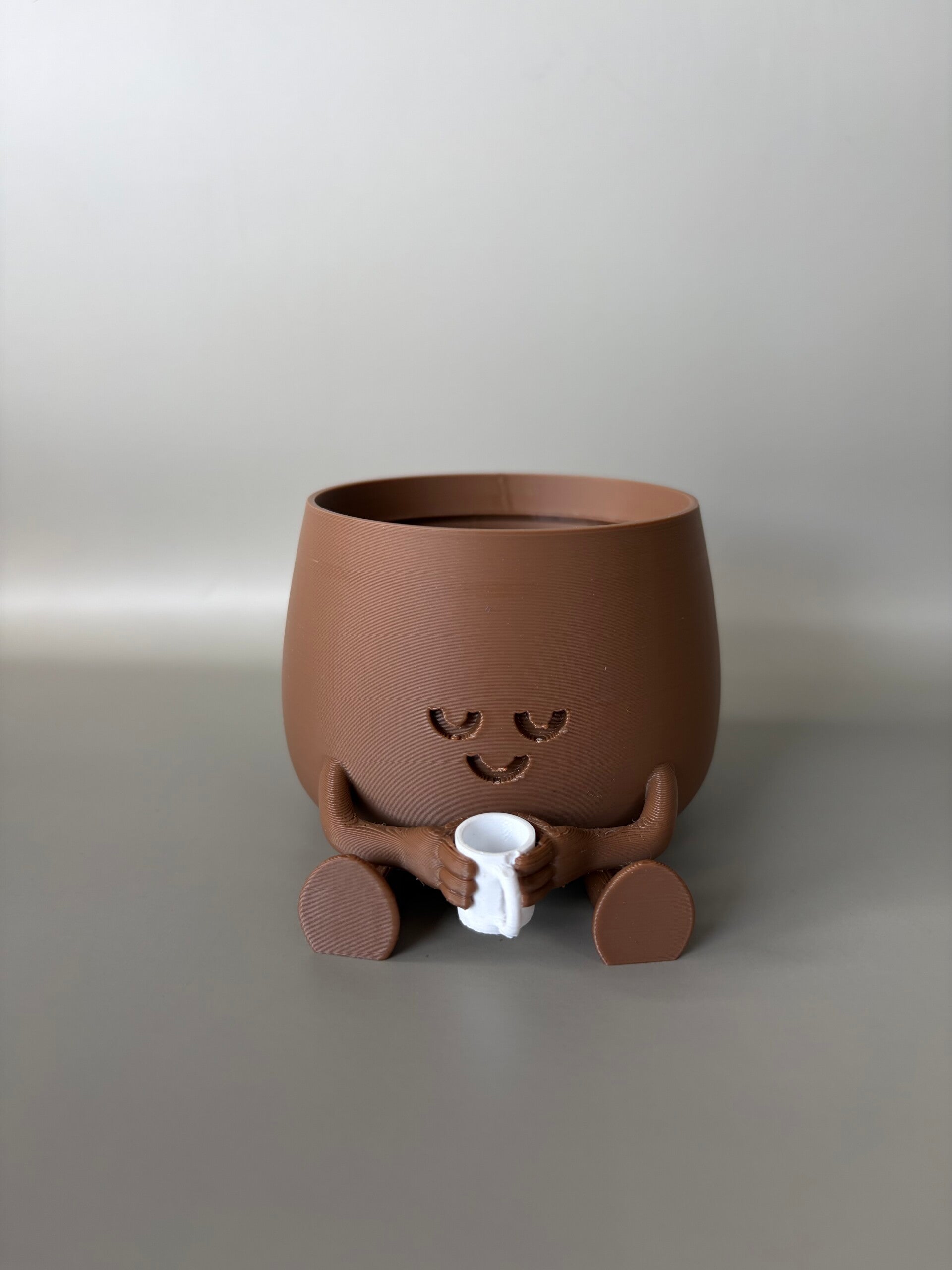 Happy potje koffie small 3D-print