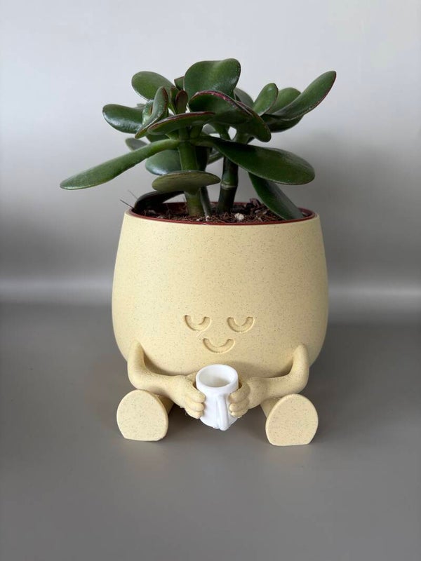 Happy potje koffie Large 3D-print