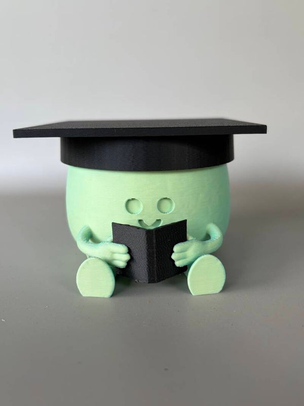 Happy potje small Afstudeer-editie 3D-print