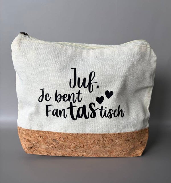 Toilettasje met kurk