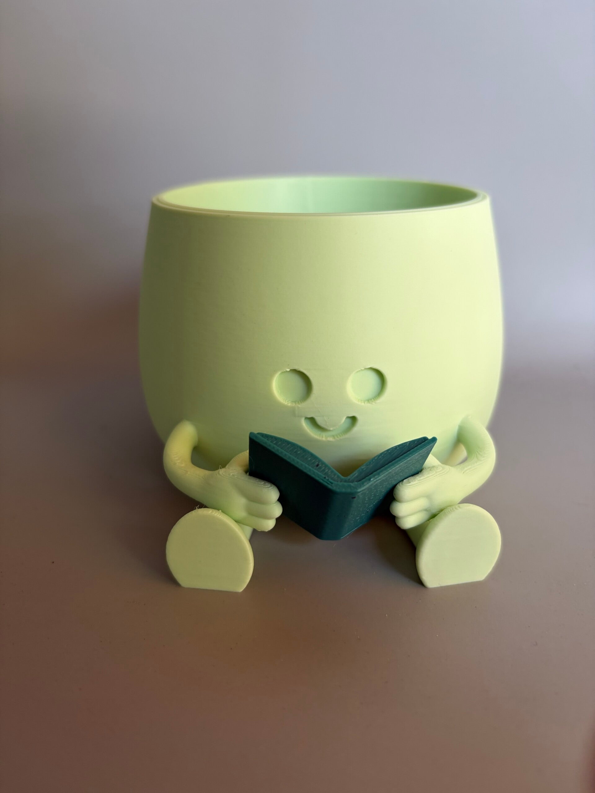 Happy potje boekenvriend medium 3D-print
