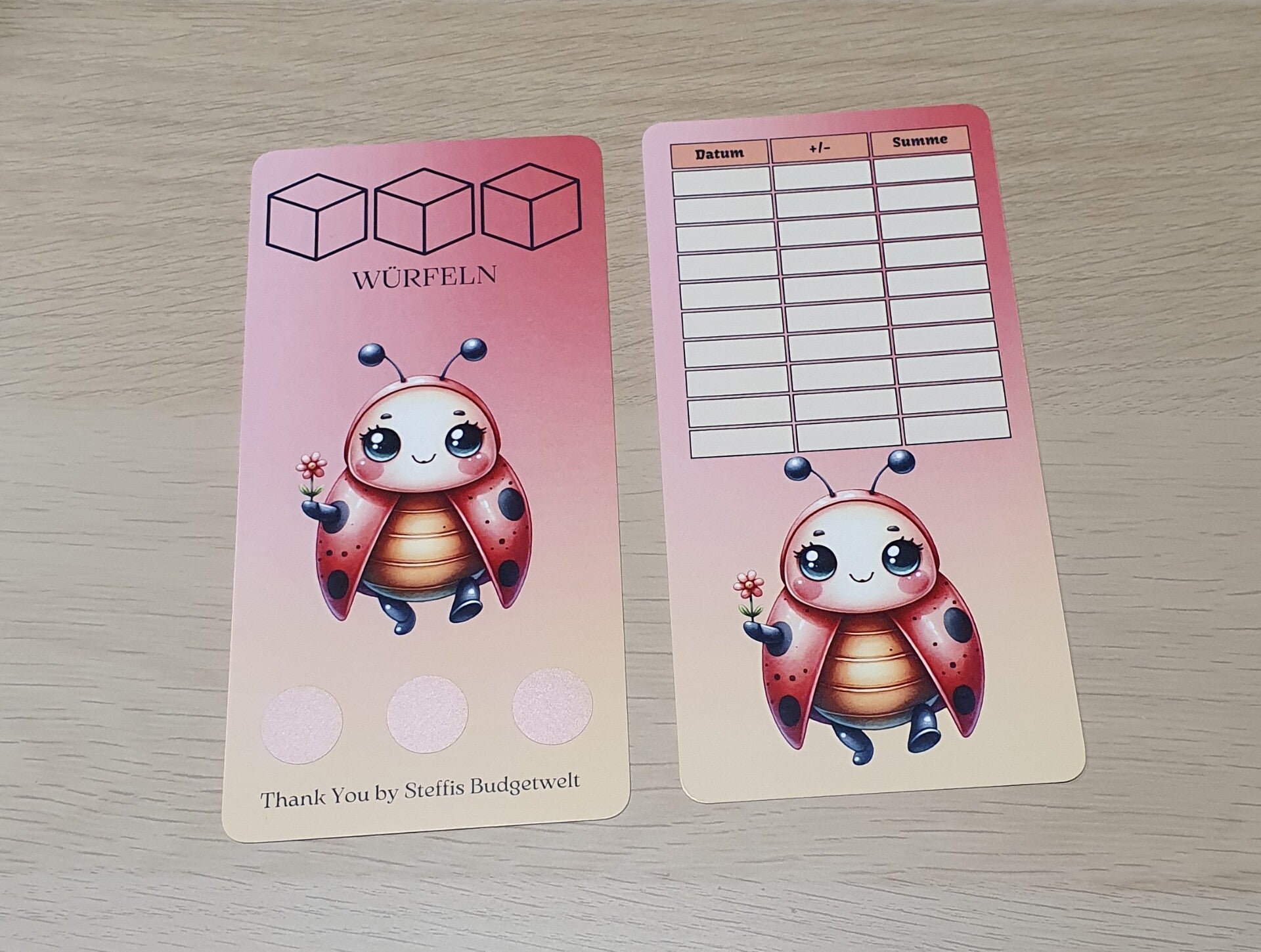 Thank You März - Marienkäfer