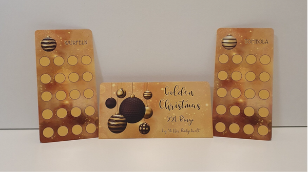 Golden Christmas XXL-Bingo