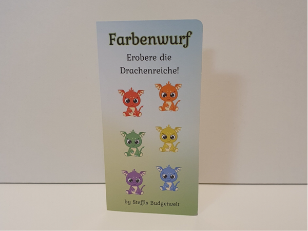 Farbenwurf 3fach-Klappkarte
