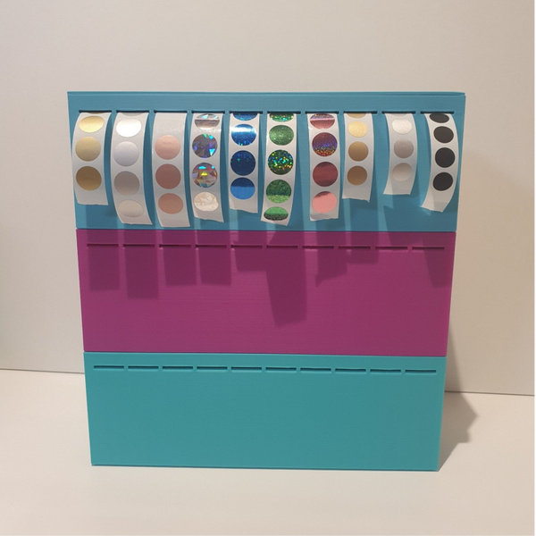 Rollenhalter / Etikettenspender (stapelbar) "mittel"