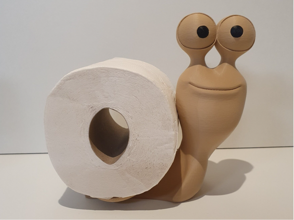 Schnecke - Halterung für Toilettenpapier