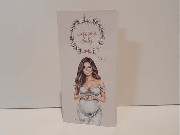 Welcome Baby 3fach-Klappkarte
