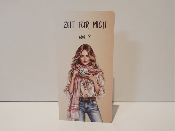 Zeit für mich 3fach-Klappkarte