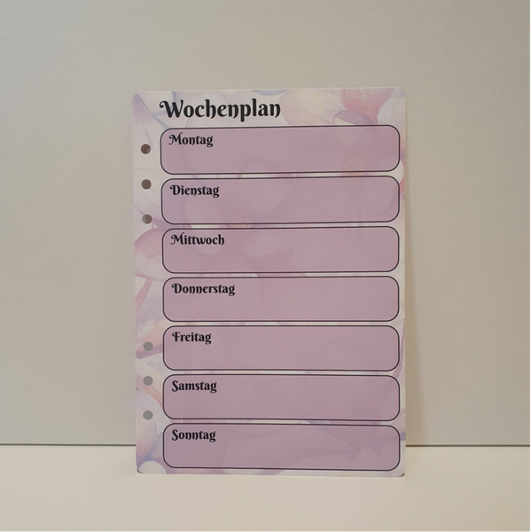 Wochenplan mit To-Do-Liste A5