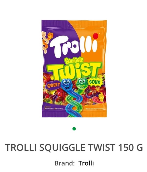 TROLLI SQUIGGLE TWIST 150 G