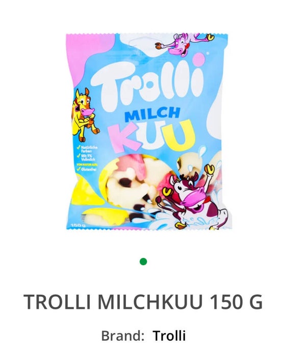 TROLLI MILCHKUU 150 G
