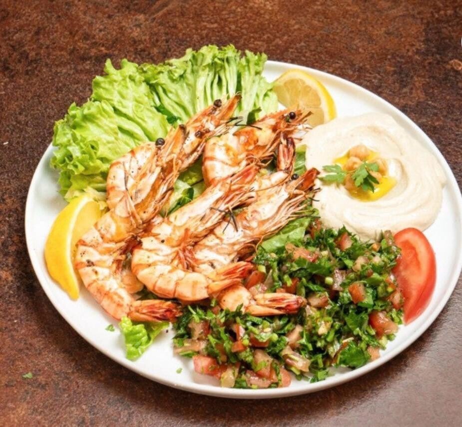 Assiette Scampis Grillés